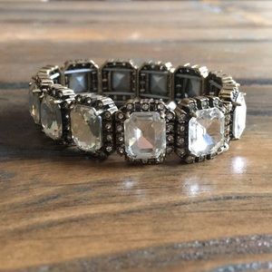 J. Crew rhinestone bracelet